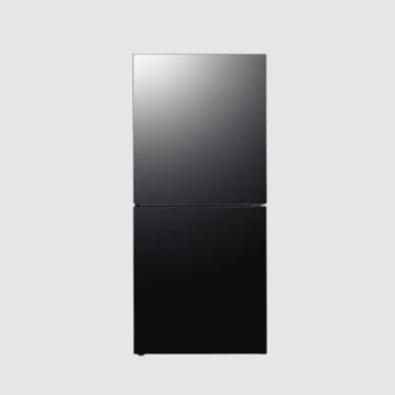 TWINBIRD 121L 2ドア冷凍・冷蔵庫 ダークカラー