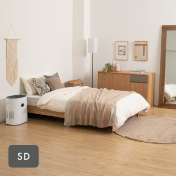 ウォルテ ベッドフレーム(ヘッドレスタイプ)