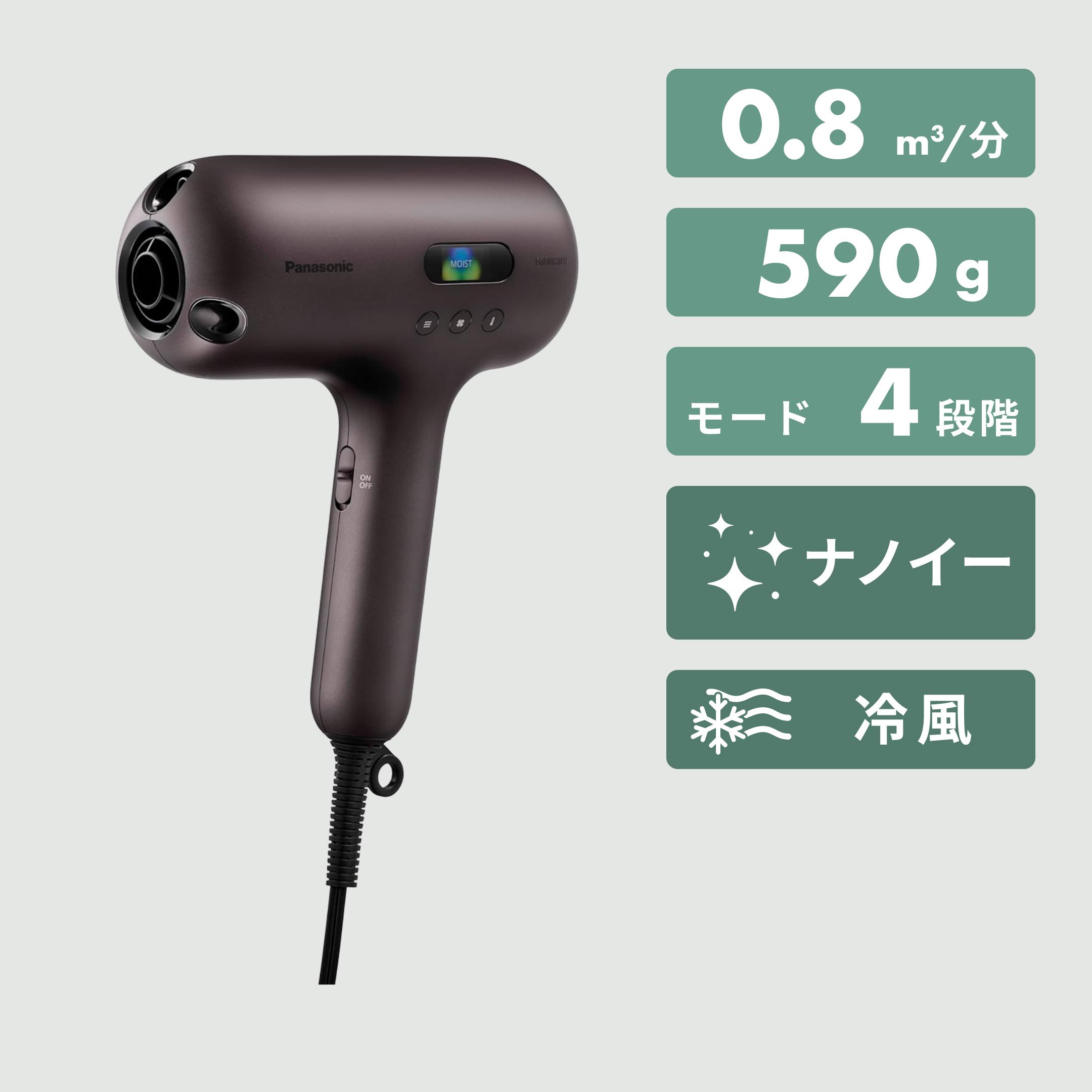 Panasonic ナノケア ヘアドライヤー(ダブルミネラル) W21.4×D9.2
