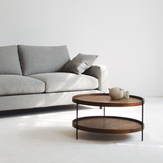 moda en casa フムラ コーヒーテーブル 直径69×高さ38cm moda-en-casa