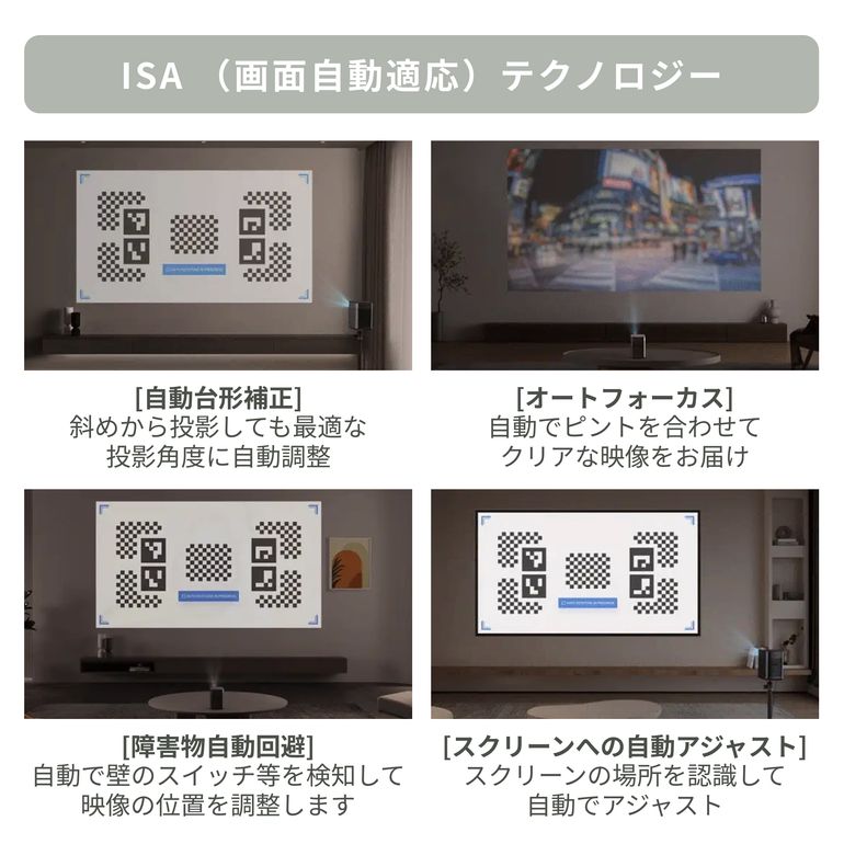 XGIMI (エクスジミー) ポータブルプロジェクター Halo＋ (New) WM03AN