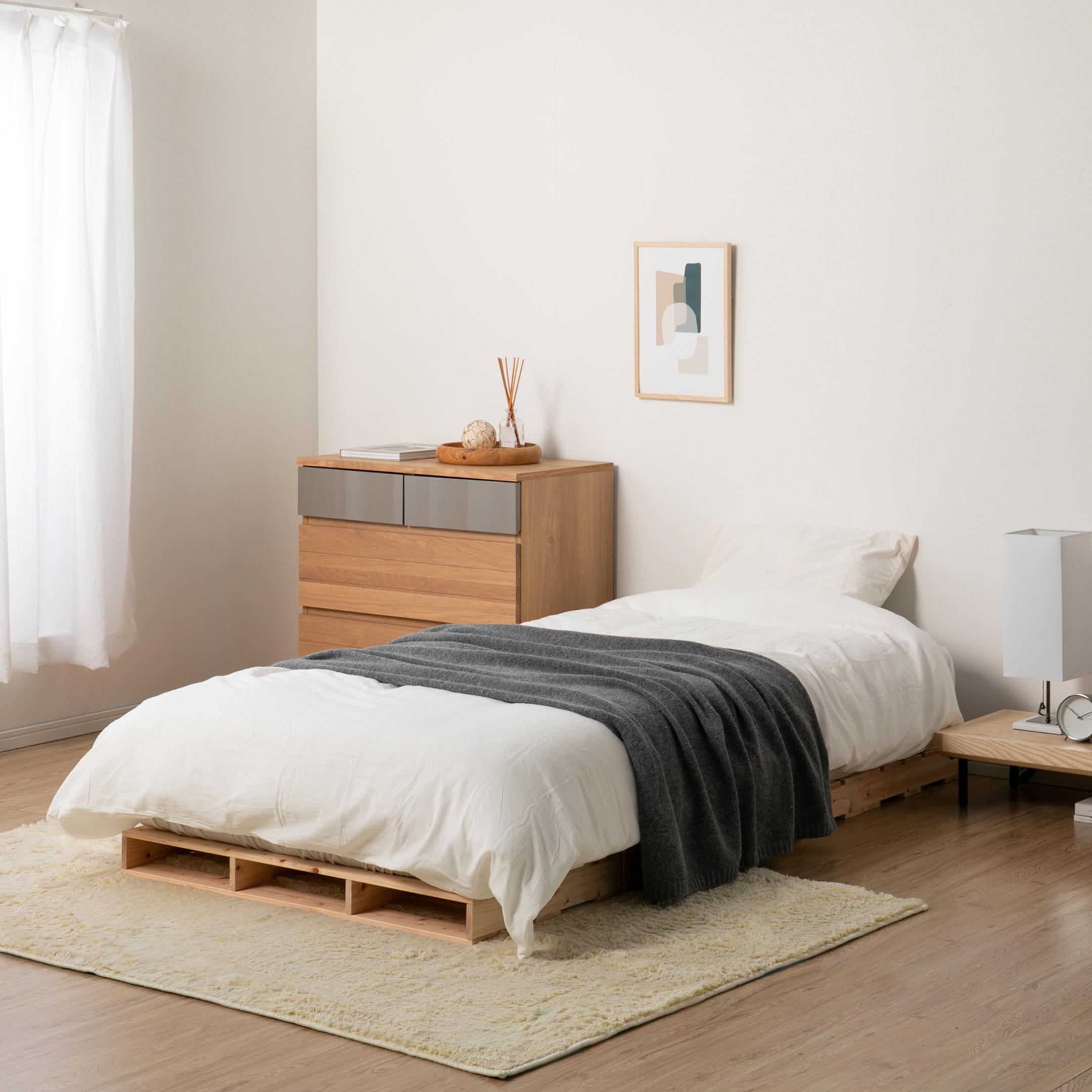 パレット ベッドフレーム シングルのレンタル・サブスク・通販：CLAS