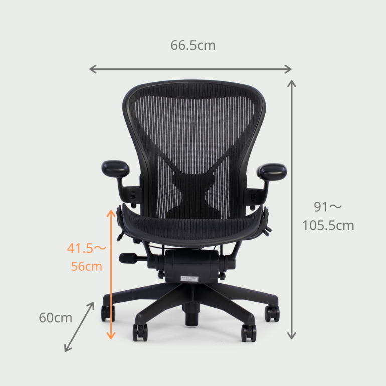 HermanMiller アーロンチェア クラシック ポスチャーフィット