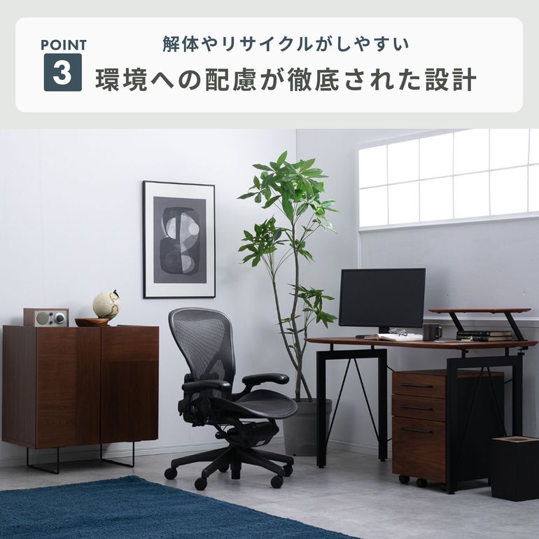 HermanMiller アーロンチェア クラシック ポスチャーフィット フル装備