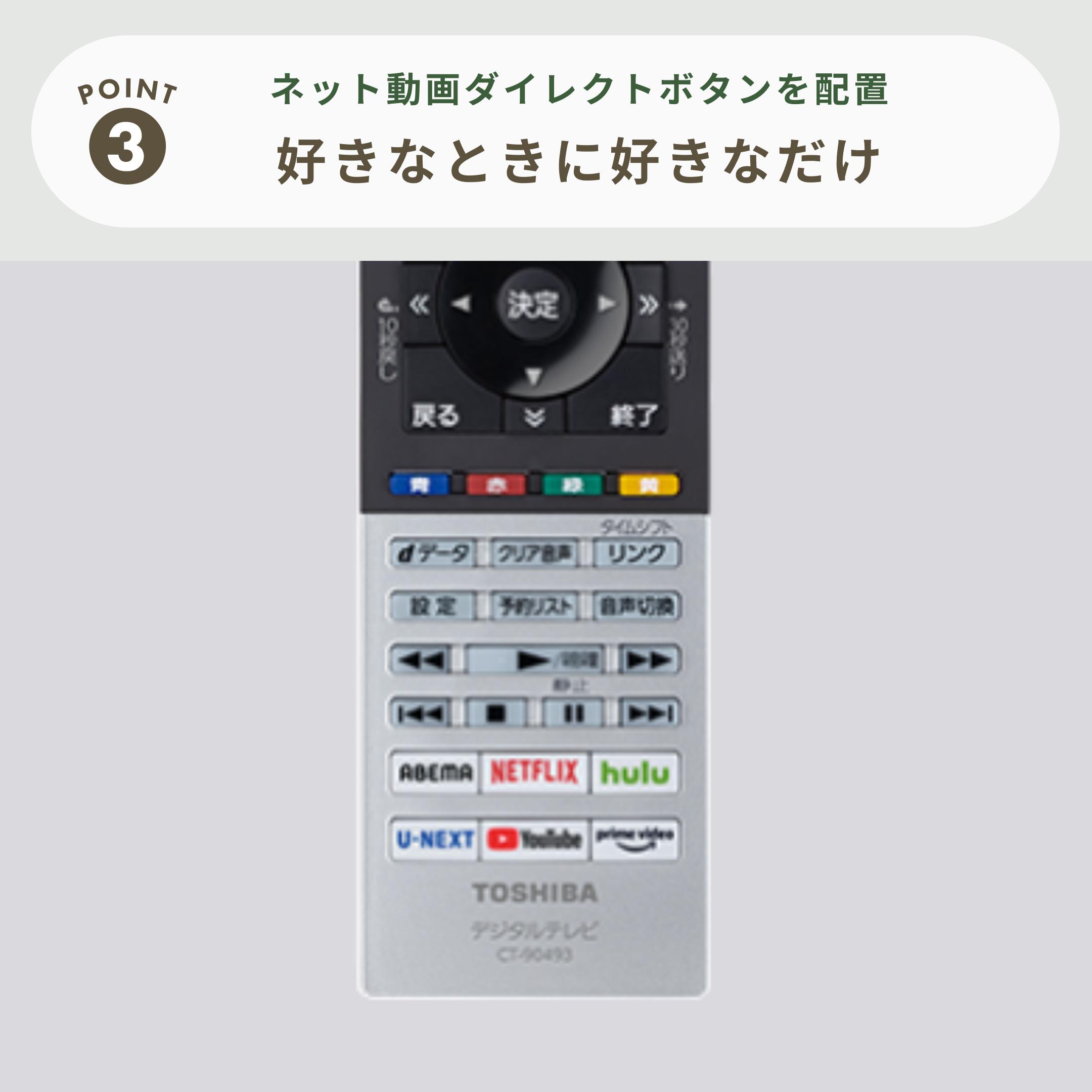 パナソニック 4K液晶テレビ TV VOD対応 50インチ ネット動画 レグザ TOSHIBA TVS REGZA 液晶テレビ REGZA レグザ E350Mシリーズ