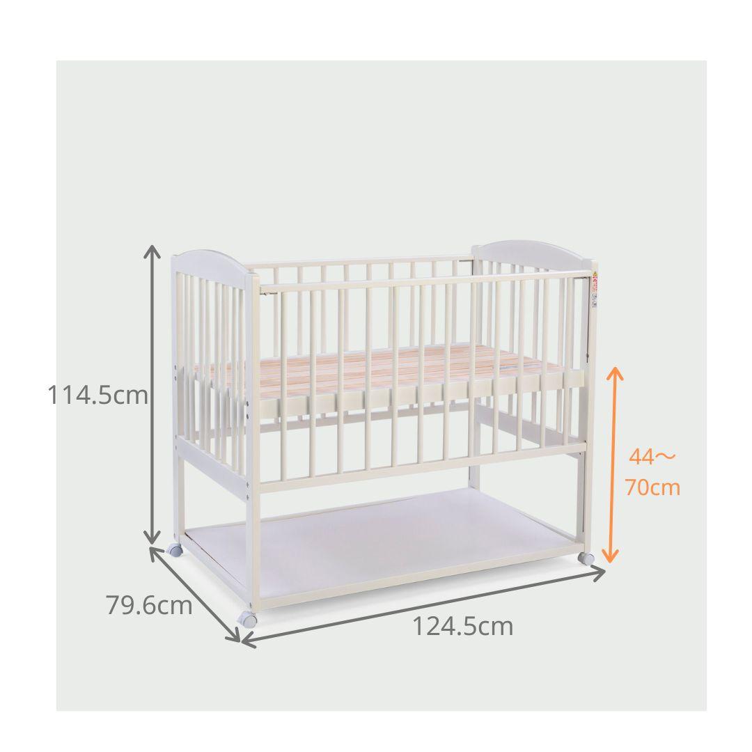 SAWABABY ステラ ベビーベッド レギュラーサイズ ハイタイプ・ツー