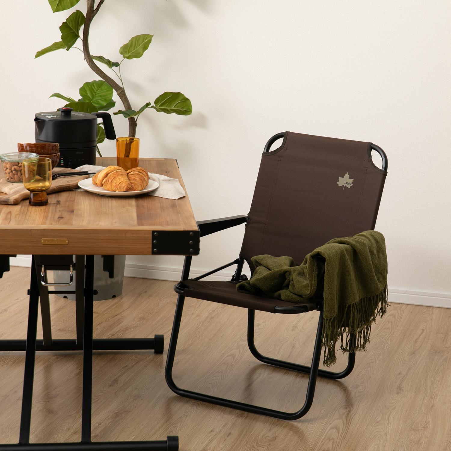 logos ローチェア　折りたたみ　✗2個 楽天市場】ロゴス LOGOS テスリンキングあぐらチェア LOGOS