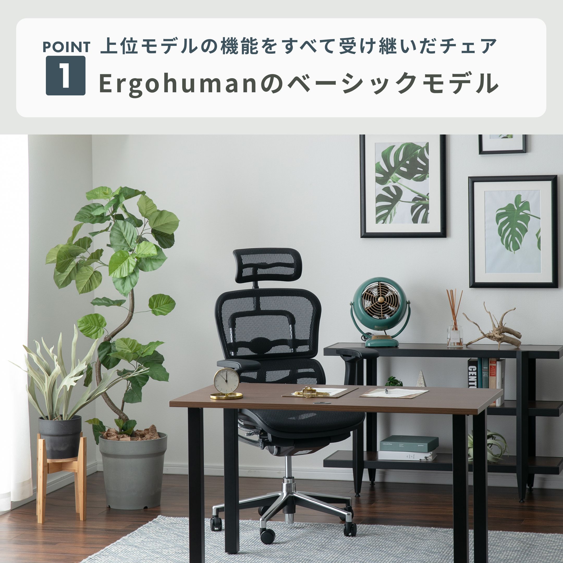 Ergohuman BASIC チェア 1脚 Ergohuman / エルゴヒューマン｜【公式