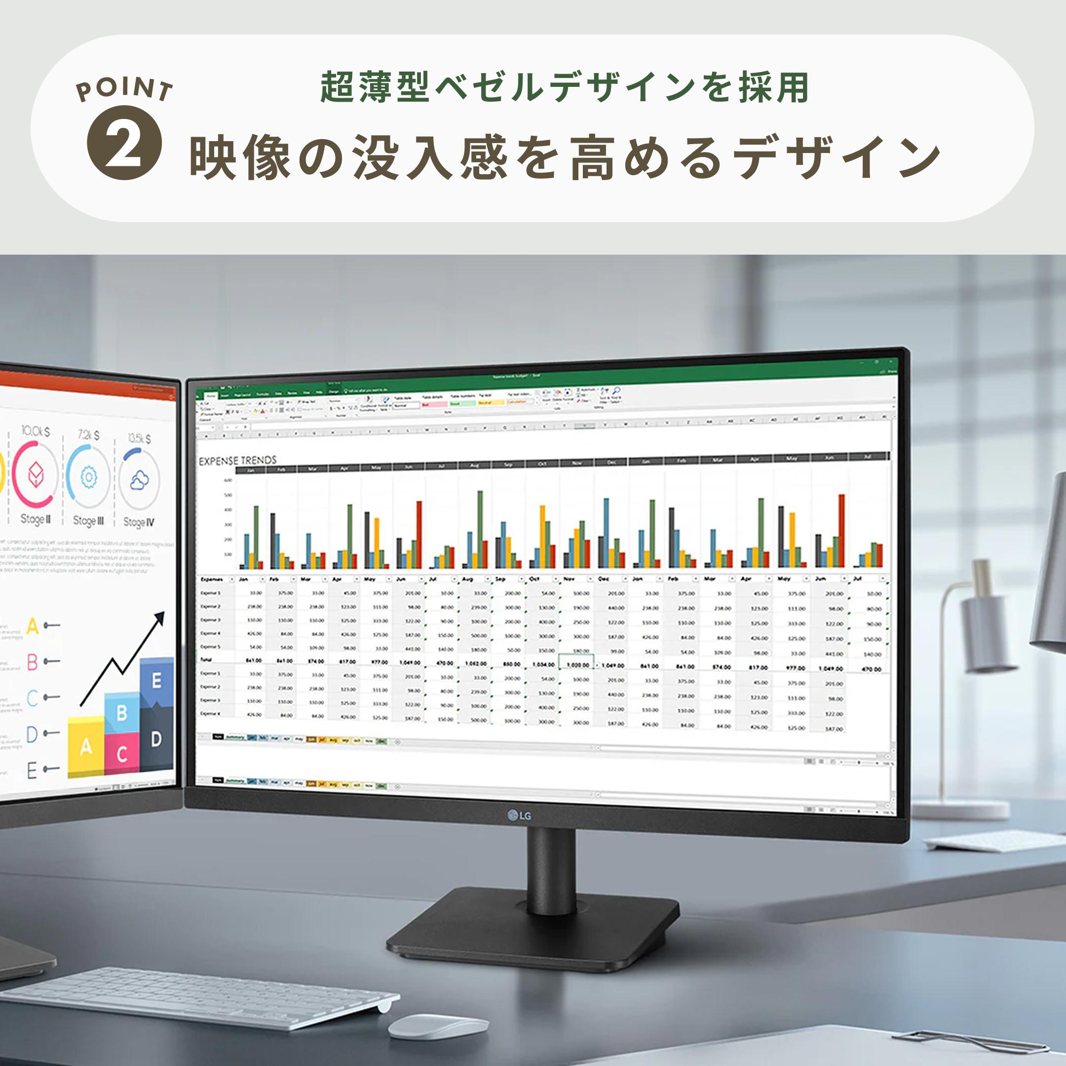LG (エルジー) フルHDモニター 27インチ_型番おまかせ LG / エルジーの