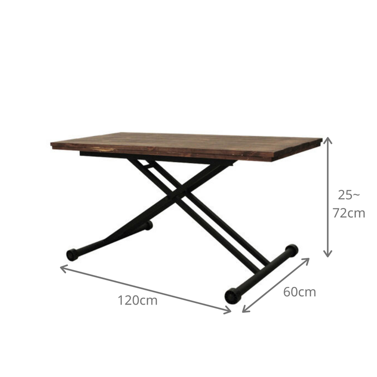 ケルト リフティングテーブル W120×D60×H72cm｜【公式】CLAS（クラス