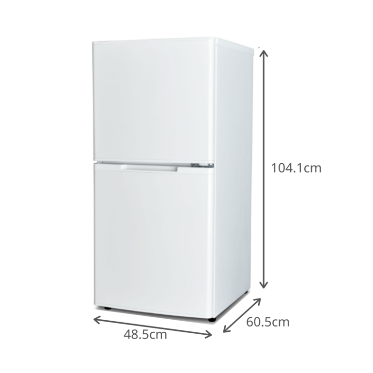 希少になる 123L 2ドア冷凍・冷蔵庫 123L A-stage エーステージのレンタル / 冷蔵庫・冷凍庫