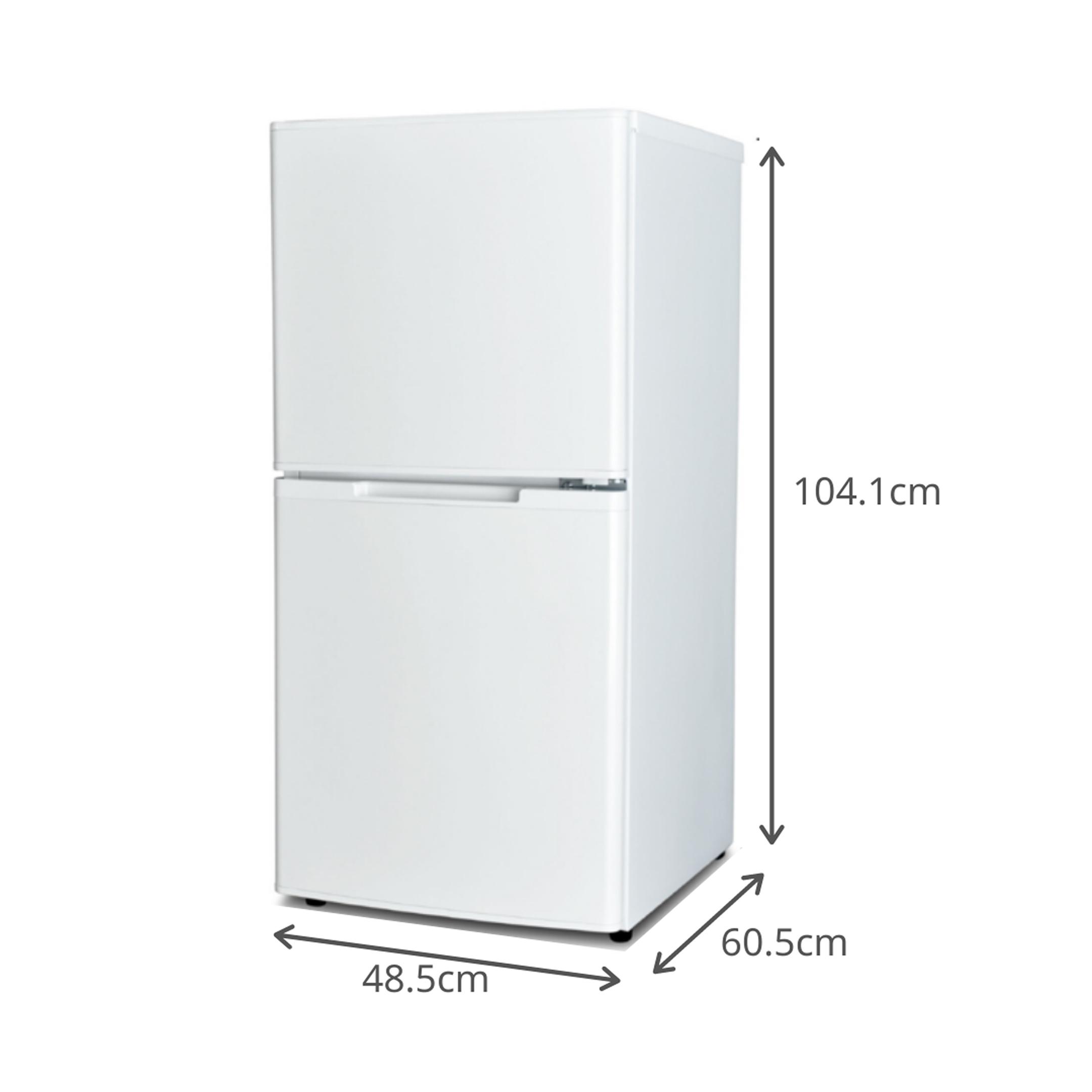 A-stage　冷蔵庫　一人暮らし　単身用　123L 123L 2ドア冷凍・冷蔵庫 123L A-stage / エーステージのレンタル