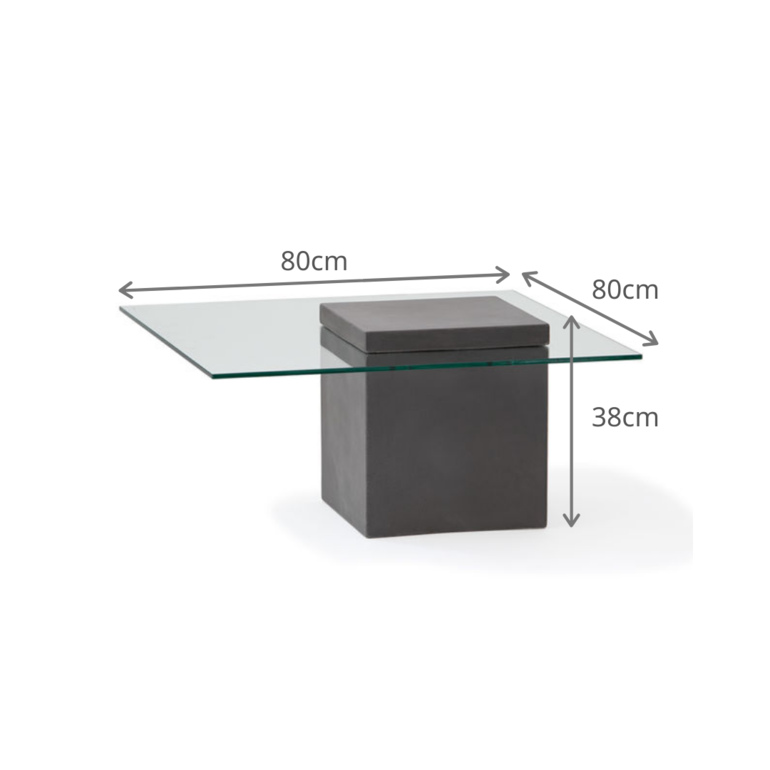 flying 80 coffee table W80xD80xH38cm moda en casa / モーダエン