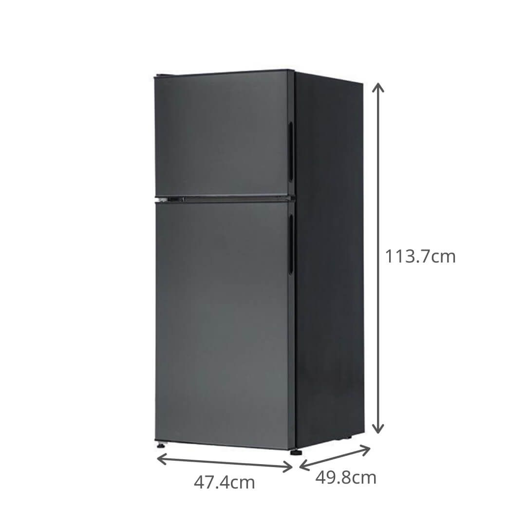 冷蔵庫の上に電子レンジを置けるmaxzen / マクスゼン18L 2ドア冷凍・冷蔵庫