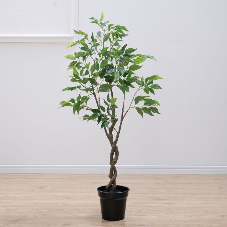 ファイカスツリーポットミニ 90cm(フェイクグリーン) W60×H90×φ14.5cm