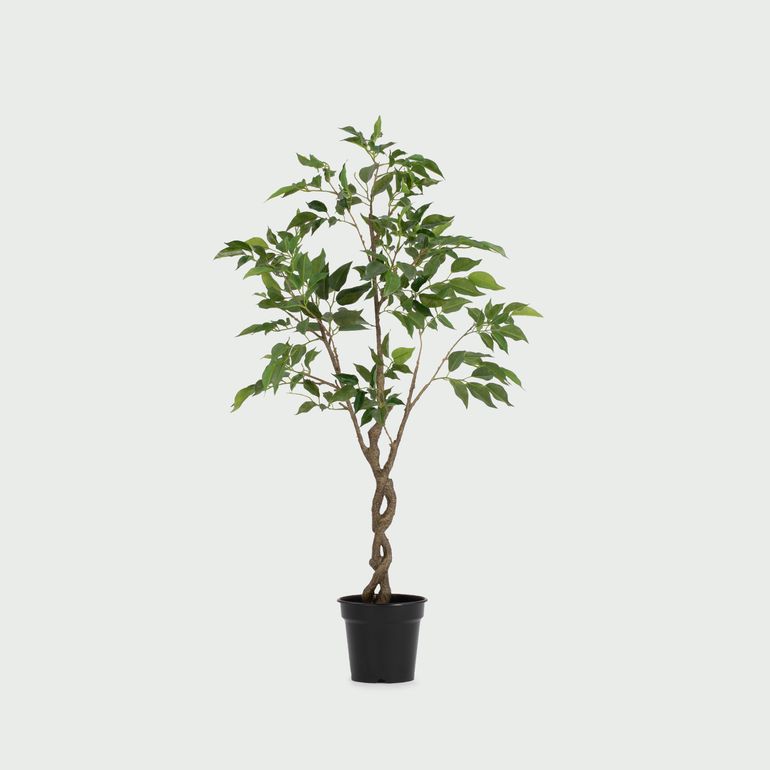ファイカスツリーポットミニ 90cm(フェイクグリーン) W60×H90×φ14.5cm