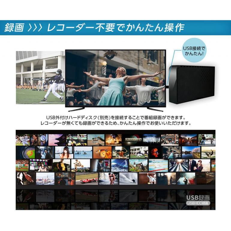 65V型 4K対応液晶テレビ 65V型 maxzen / マクスゼンのレンタル