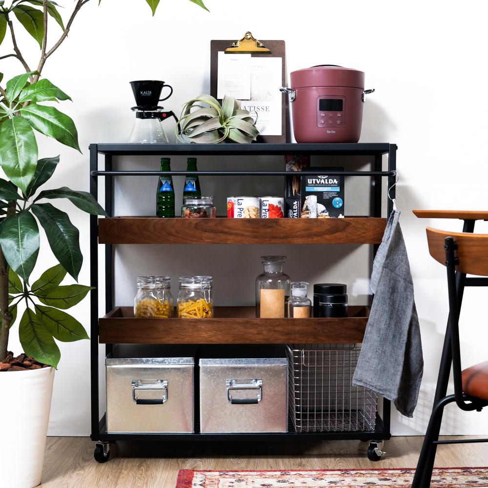 anthem ワゴンラック キッチン スチール sens wagon rack 楽天市場