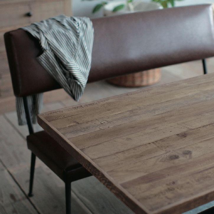 Knot antiques フラッグ ダイニングテーブル 幅120×奥行70×高さ65cm