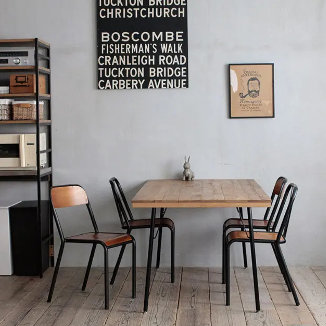 アイアン×ファブリック チェア 90年代 ビンテージ ポストモダン