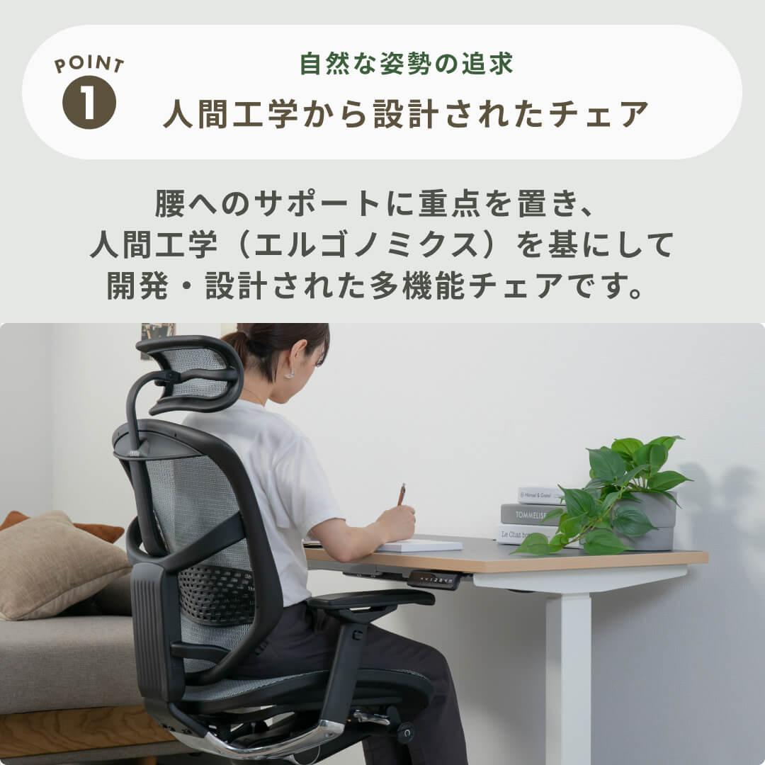 Ergohuman ENJOY チェア 1脚 Ergohuman / エルゴヒューマンの