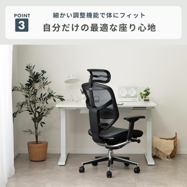 Ergohuman ENJOY チェア 1脚 Ergohuman / エルゴヒューマンのレンタル 