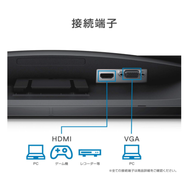 ディスプレイ 21.5インチ DELL / デルのレンタル・サブスク：CLAS