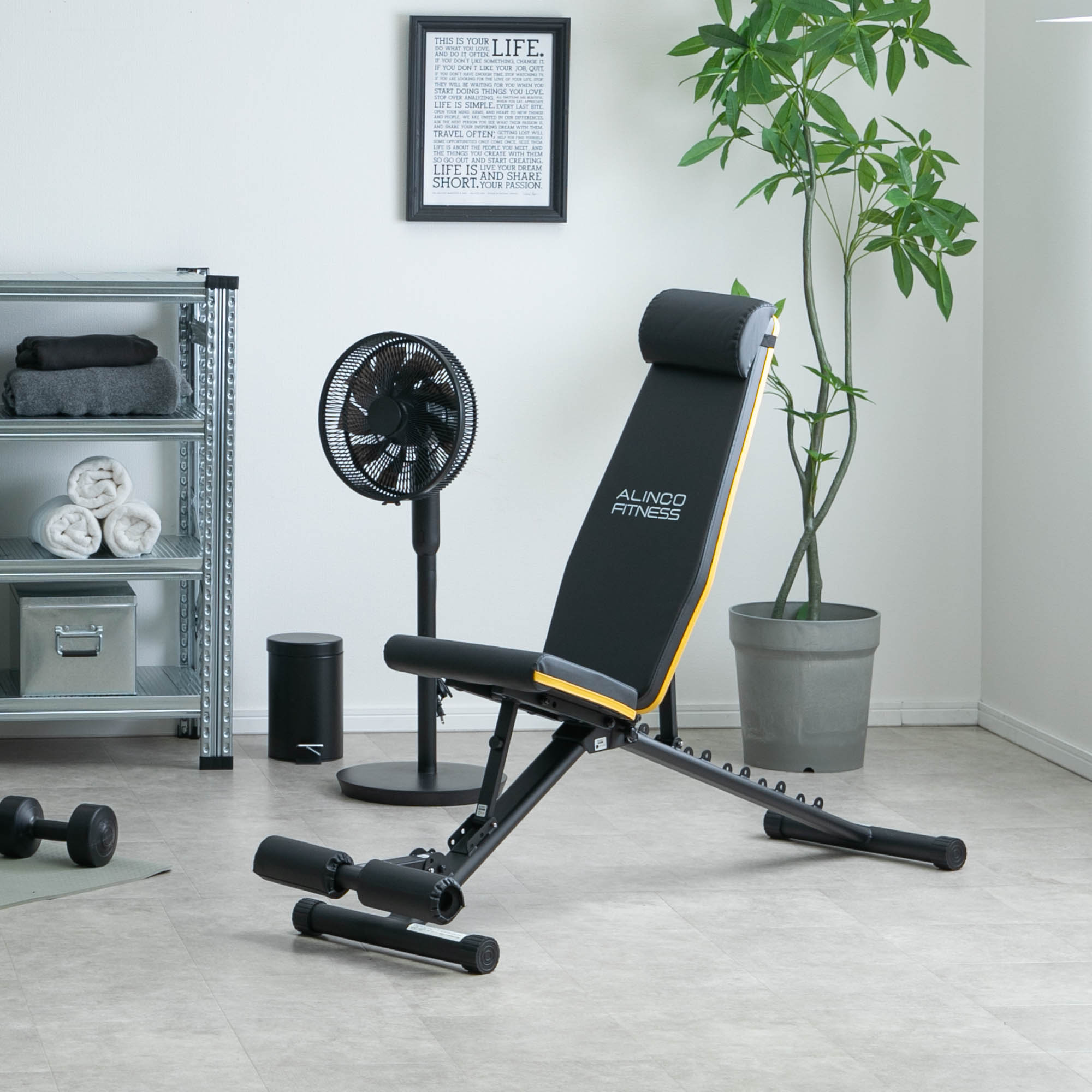 効率的に体脂肪を落とすトレーニング器具 自宅用　3WAY アジャスタブル トレーニングベンチ
