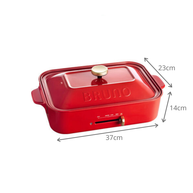 BRUNO ホットプレートセット ホットプレート グランデサイズ ホワイトの通販 | BRUNO online
