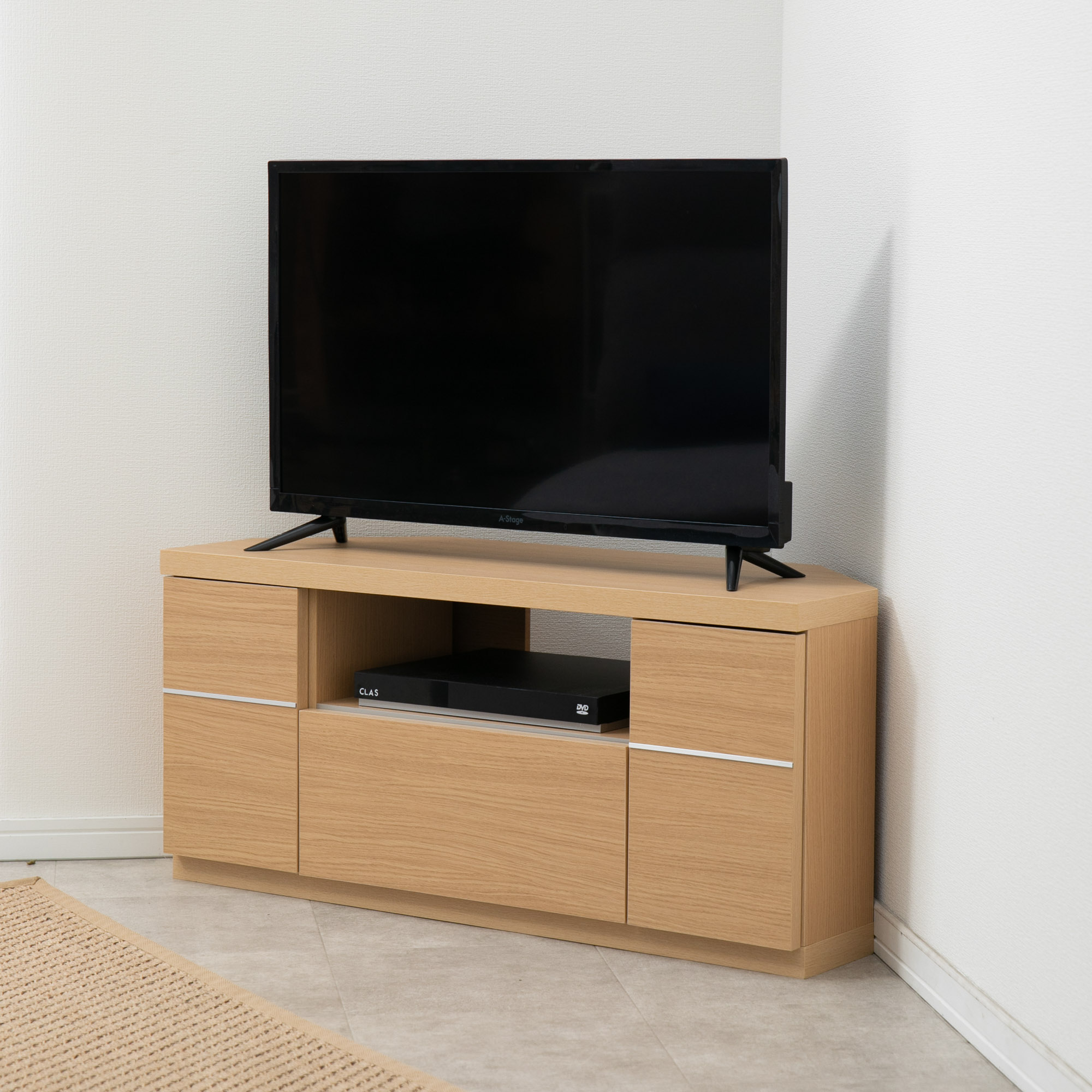 AV機器・メディア収納に最適な設計　ディースリム テレビボード