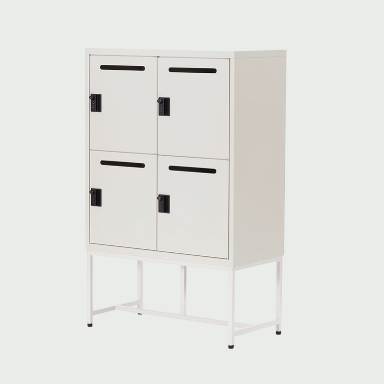 Work Plus 4ドア 鍵付きロッカー 幅80×奥行40×高さ125cm Work Plus