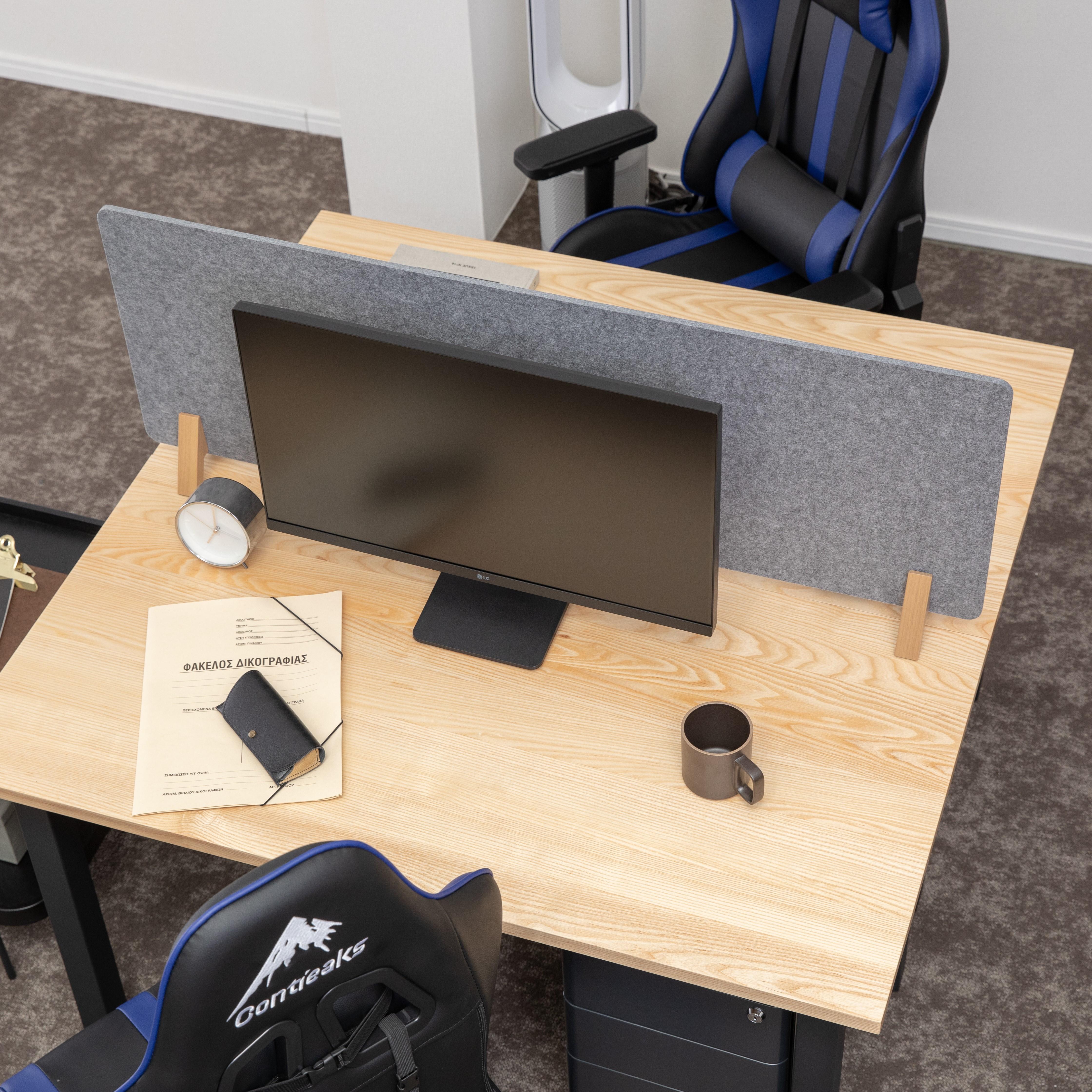 Work Plus デスクパーテーション 幅118×奥行12×高さ44cm Work Plus