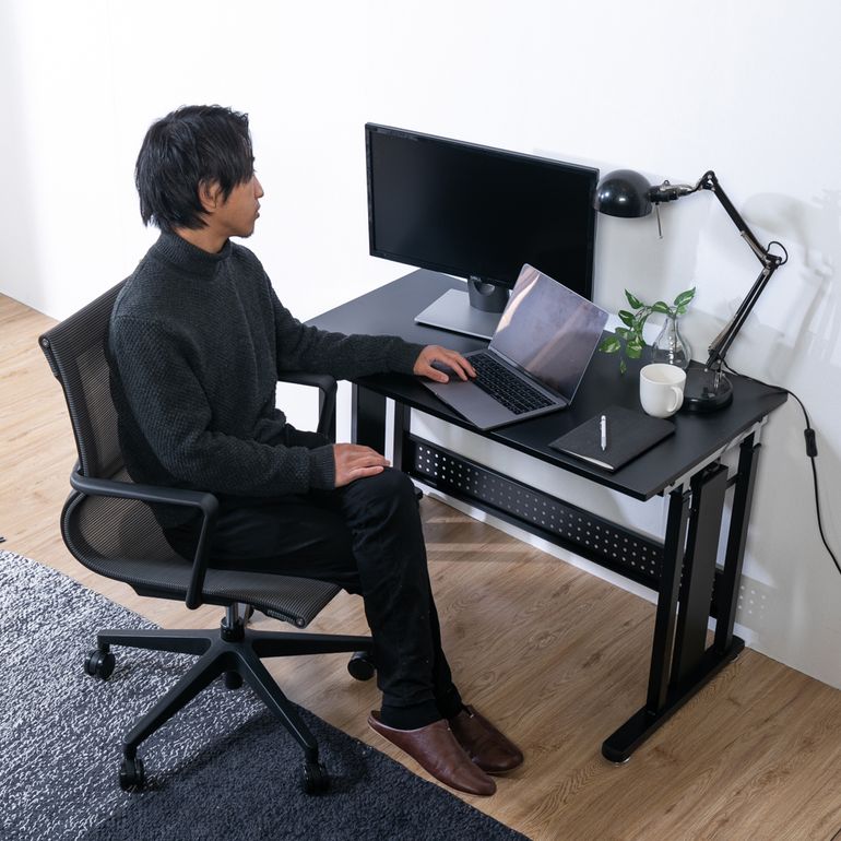 ゲーミング 昇降デスク W101×D55×H65cm YAMAZEN / 山善のレンタル
