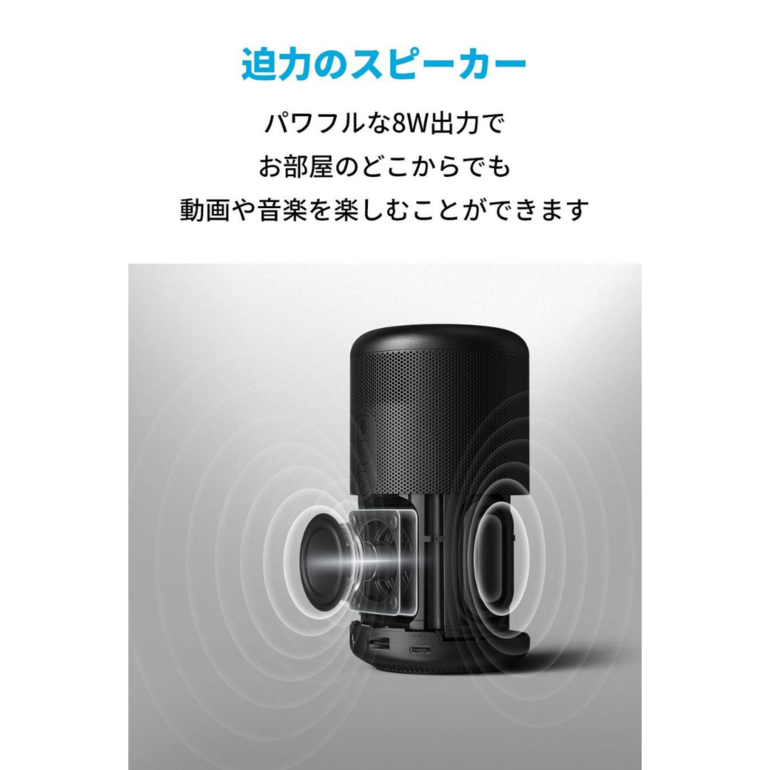 Nebula by Anker / Capsule 2 モバイルプロジェクター 直径8×高