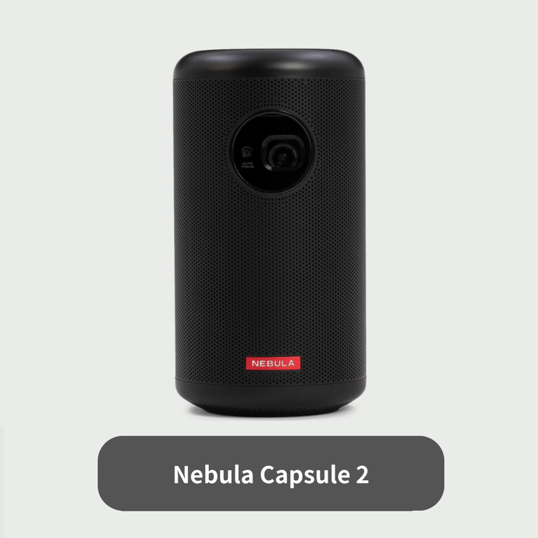 Nebula Capsule 2 モバイルプロジェクター 直径8×高さ15cm Anker