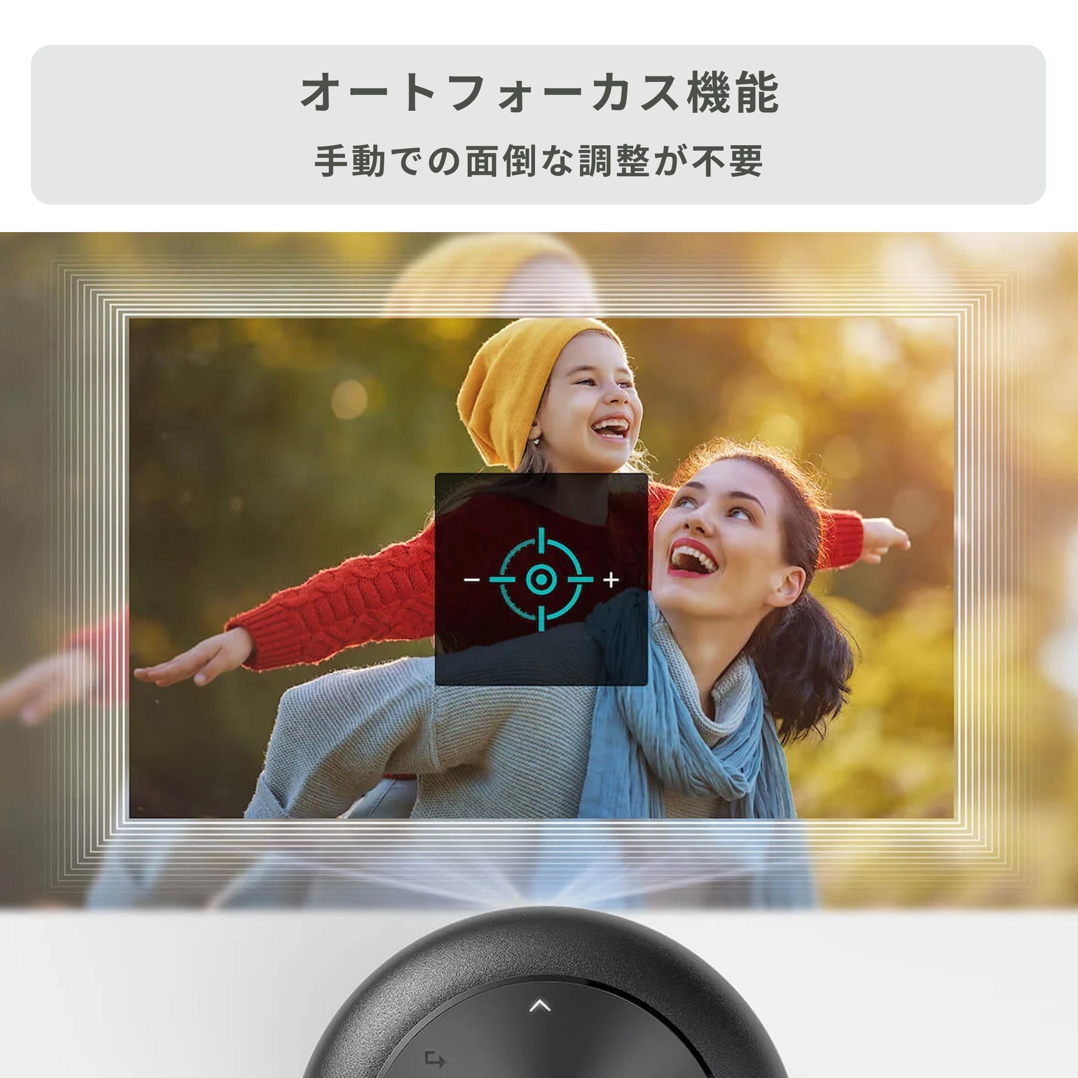 Nebula Capsule 2 モバイルプロジェクター 直径8×高さ15cm Anker