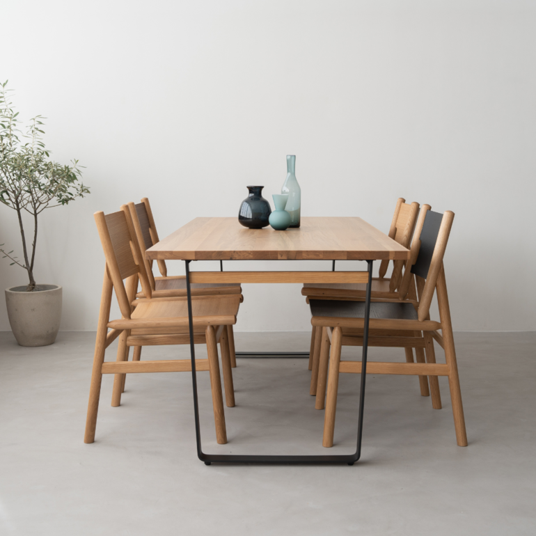 NOWHERE LIKE HOME フィーカ ダイニングチェア 幅47.5×奥行54.5×高さ