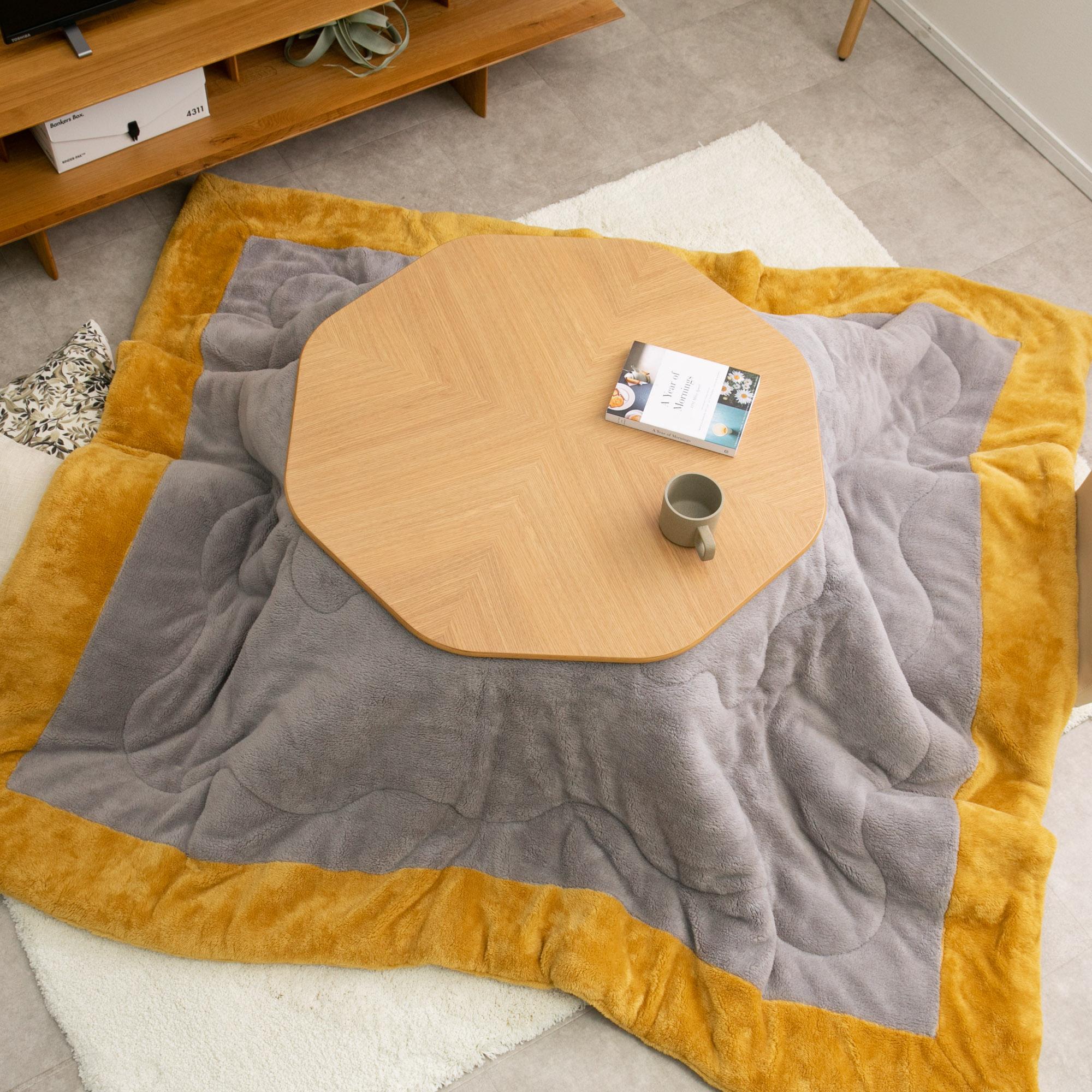 オクタ コタツ リビングテーブル 幅80×奥行80×高さ40cmのレンタル