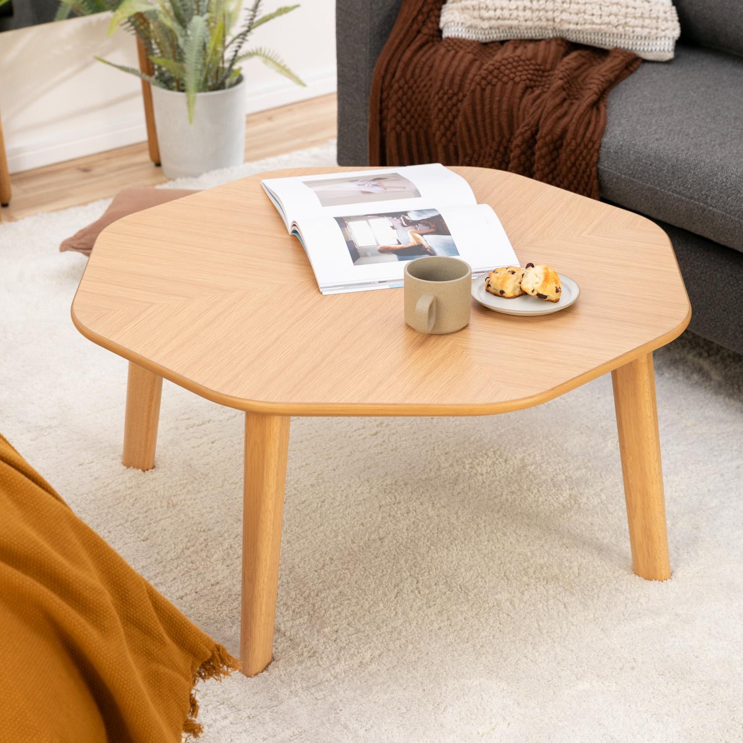 オクタ コタツ リビングテーブル 幅80×奥行80×高さ40cmのレンタル