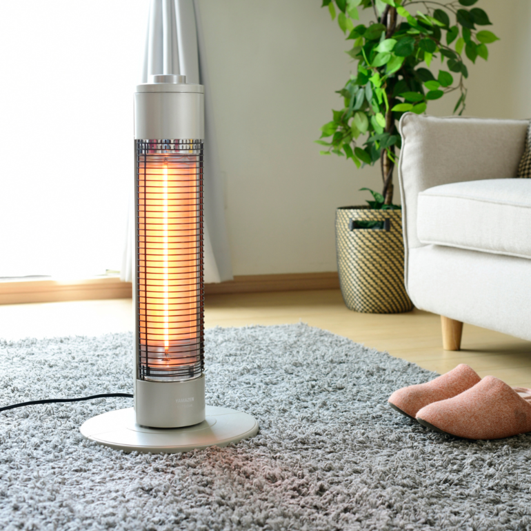 超速暖 グラファイトヒーター ミニ W30×D30×H60cm YAMAZEN / 山善の