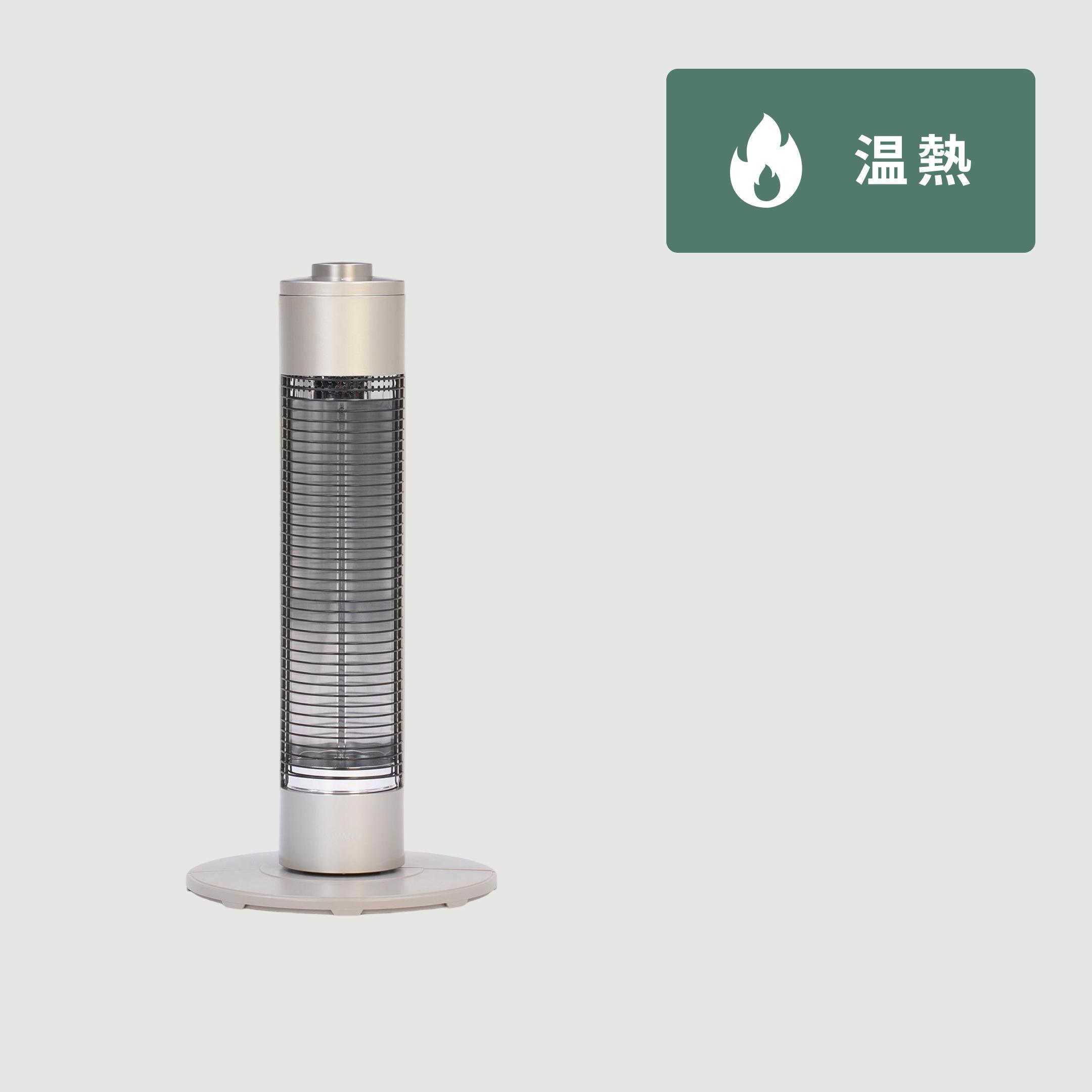 超速暖 グラファイトヒーター ミニ 幅30×奥行30×高さ60cm YAMAZEN