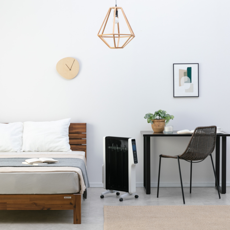 siroca 遠赤軽量ヒーター かるポカ（節電モード搭載） W31cm×D49cm