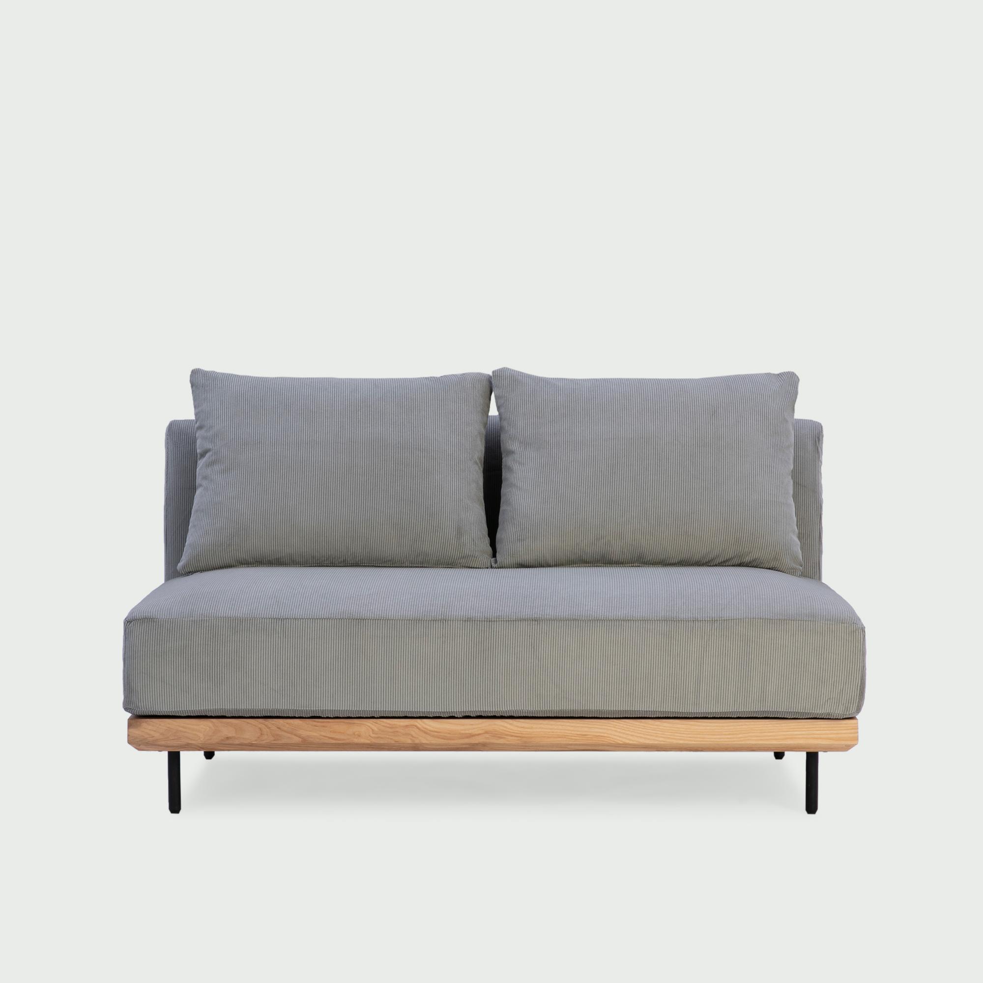 ソファCIRCLE 2人掛け グレー ソファCIRCLE 2人掛け【送料・開梱設置無料】グレー/ブラウン【意匠