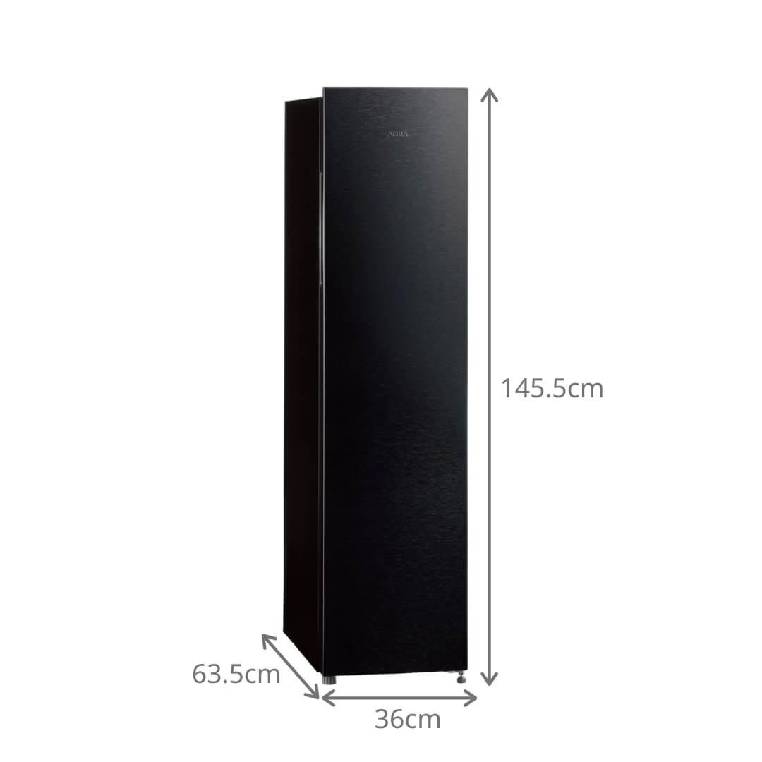 AQUA（アクア）スリムフリーザー 1ドア冷凍庫 105L AQUA / アクアの