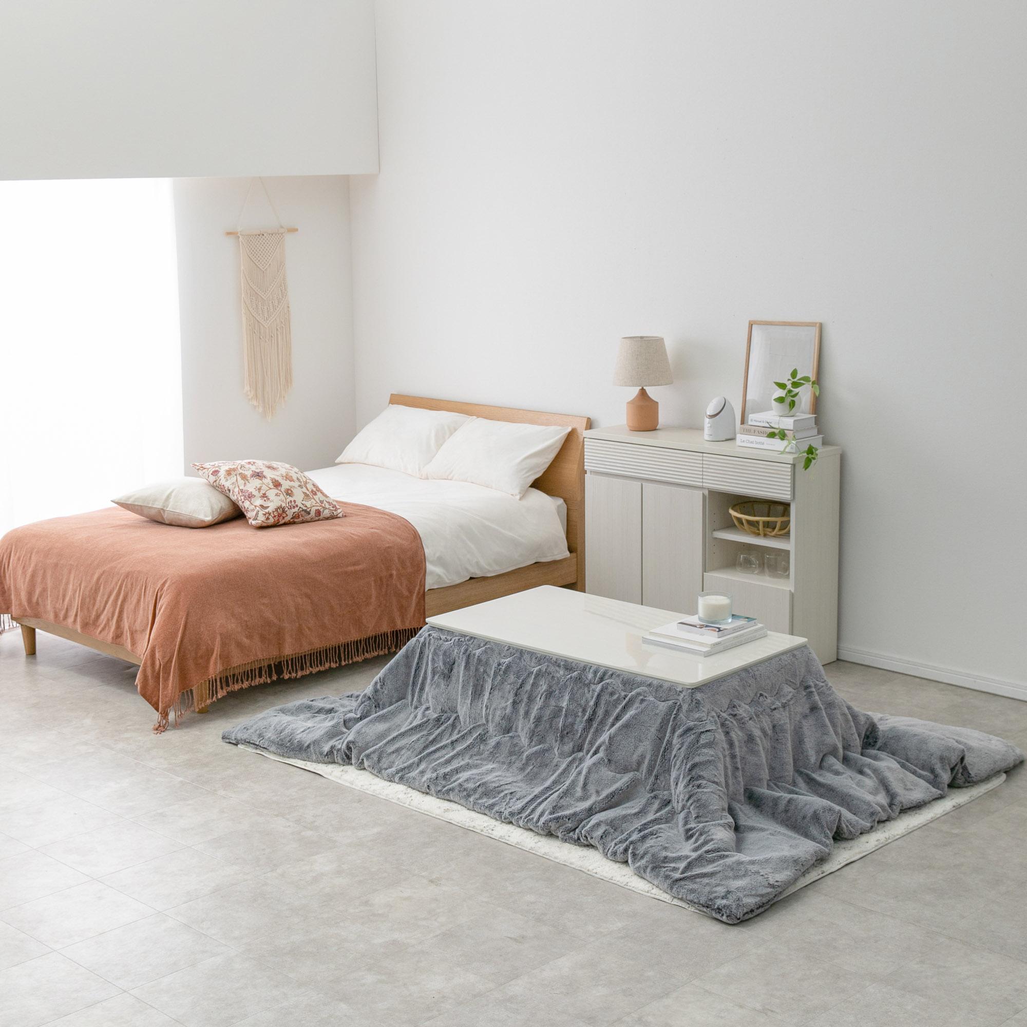 [船橋手渡しなら8,000円]木製 長方形 こたつ こたつ 長方形 120 国産 日本製 北欧 和モダン 天然木 ケヤキ おしゃれ