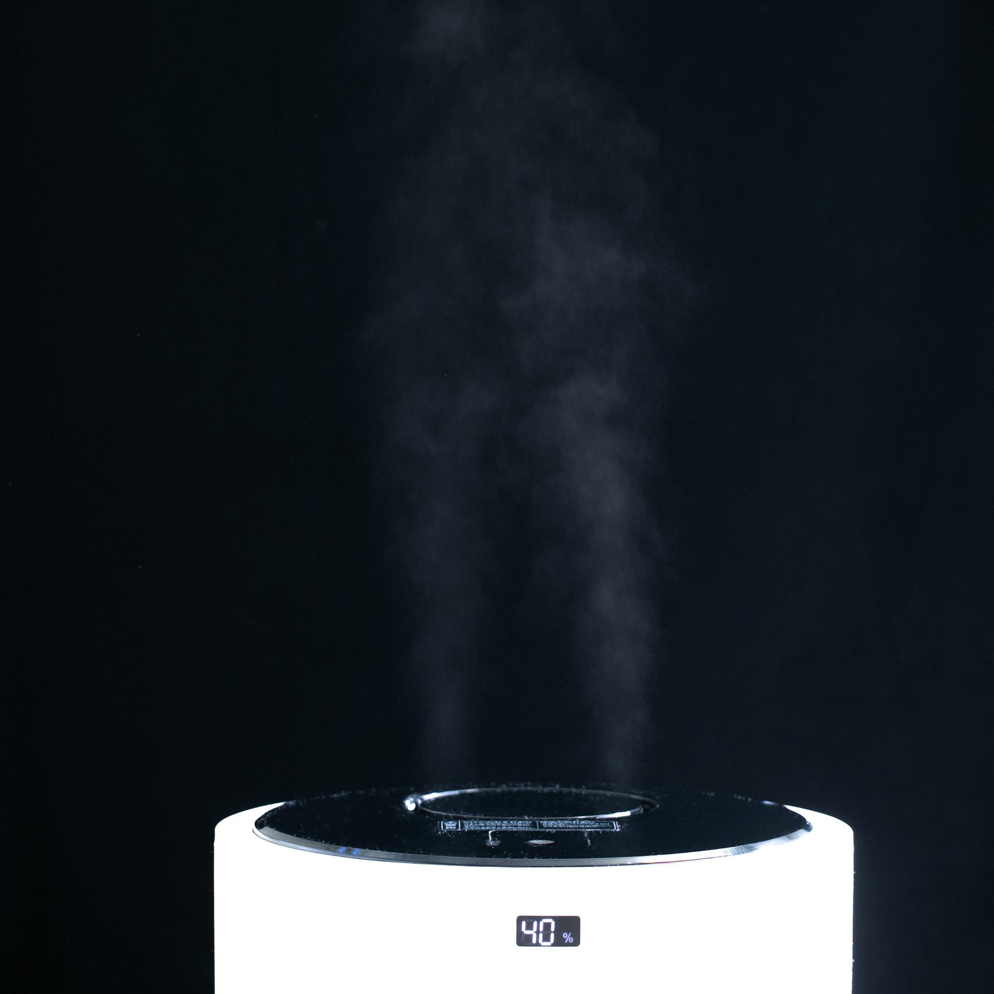スチームファン式加湿器 上部給水可能 大容量タイプ W34.0×D34.0