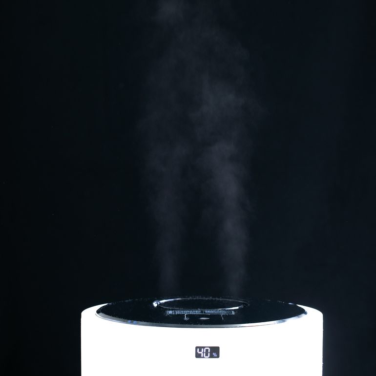 山善 スチームファン式加湿器 上部給水可能 大容量タイプ W34.0×D34.0