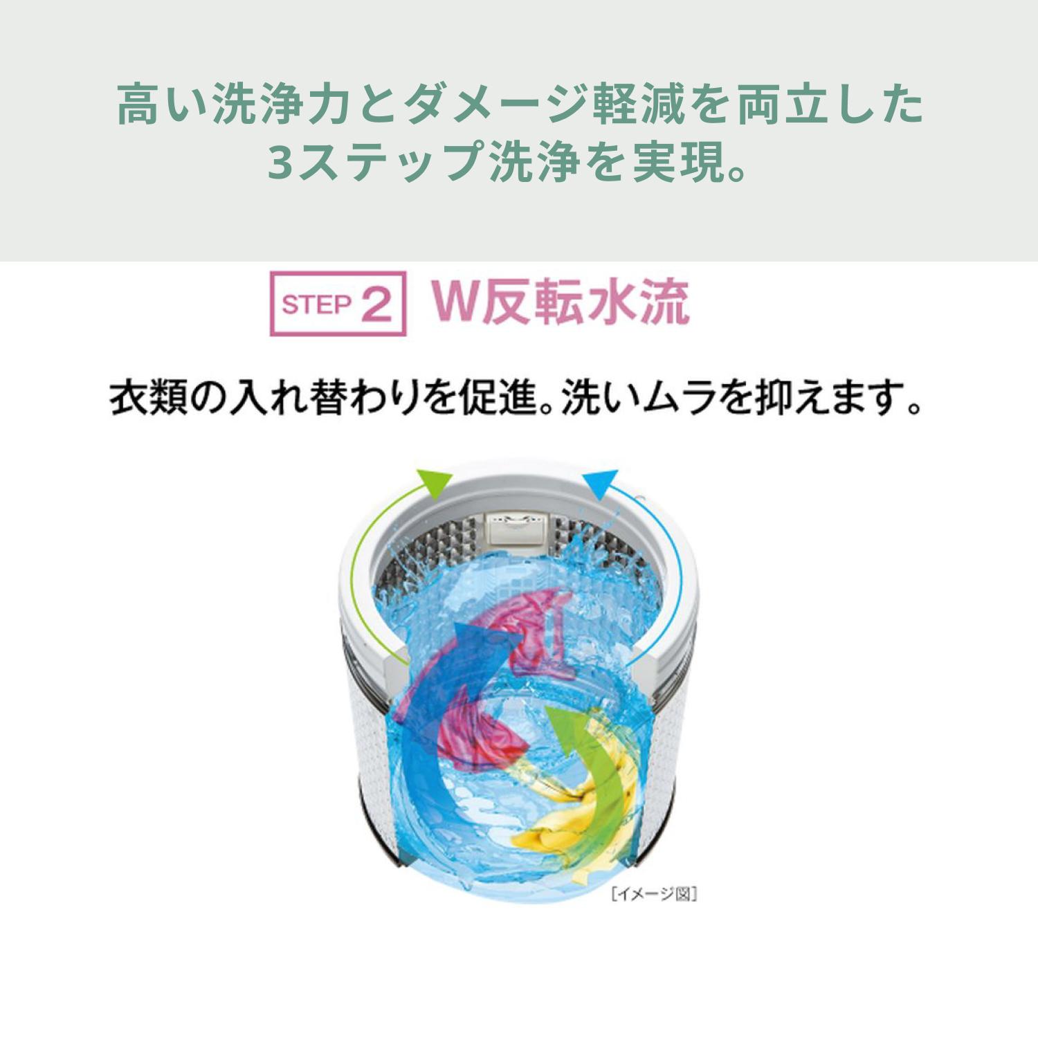 AQUA 縦型洗濯乾燥機 【洗濯10kg /乾燥5kg】 AQW-TW10N AQUA