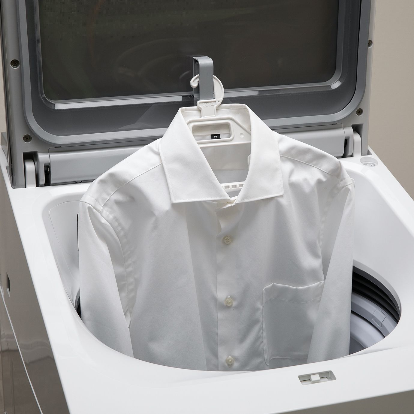 プラズマクラスター効果のある乾燥機能付き縦型洗濯機