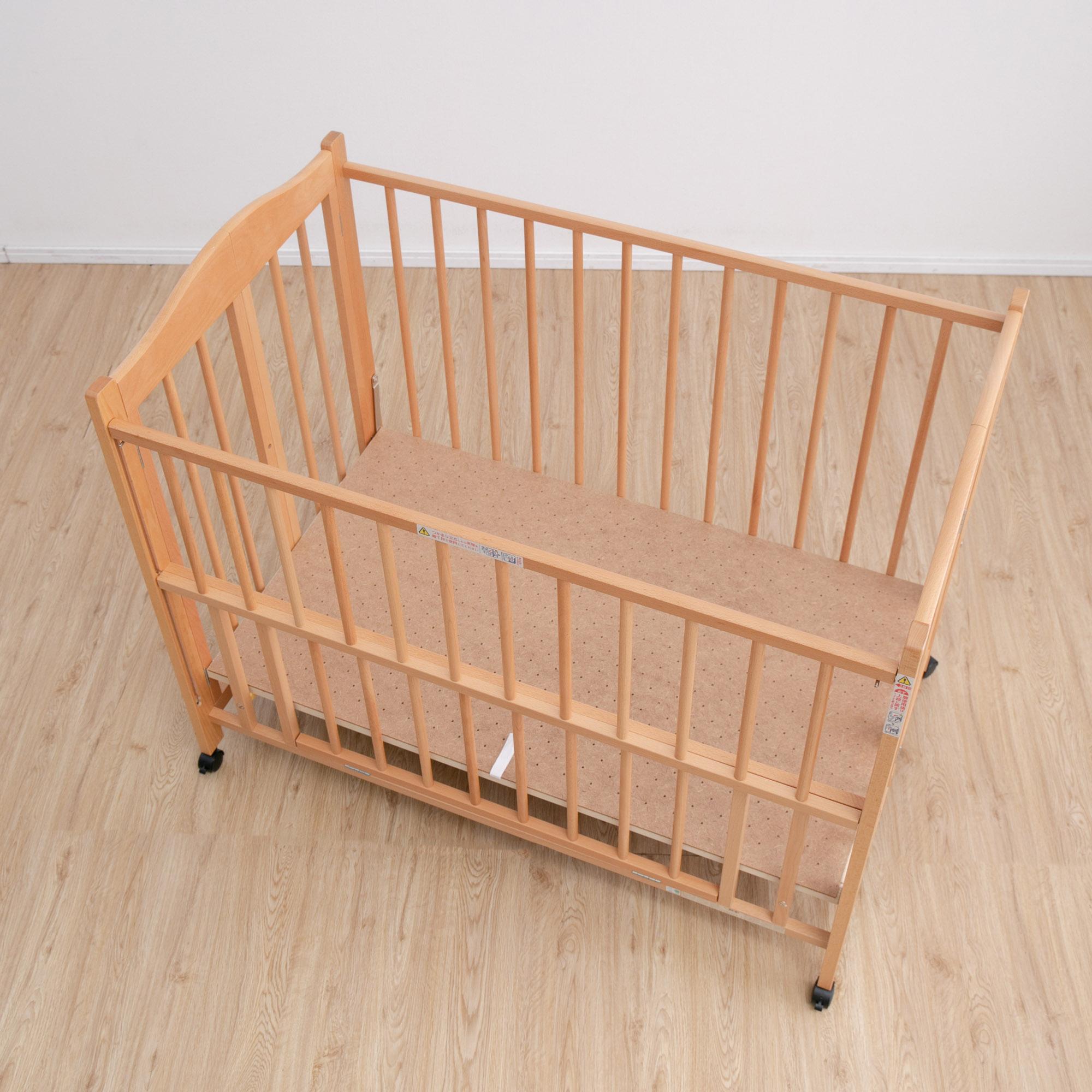 石崎家具 チェリッシュ ベビーベッド スタンダードサイズ【国産